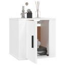 vidaXL Vegghengte TV-benker 2 stk hvit 40x34,5x40 cm 8720845667504
