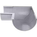 Plastmo 11" innvendig gjæring 90°, grå gray 11 inch