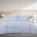 vidaXL Sengesett grå 260x220 cm bomull