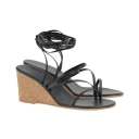 Ancient Greek Sandals Dame Sko Svart 36 EU,