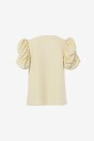 YAS Satengbluse Yaspella 2/4 Brun