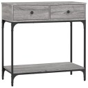  Konsollbord grå sonoma 75x34,5x75 cm konstruert tre 8720845915841