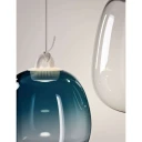 Lodes Oblò Pendel Small 2700K Azure Stål/Hvit
