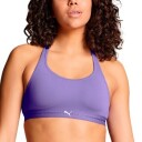 Puma BH Crossback Padded Sporty Top Lilla polyamid Large Dame