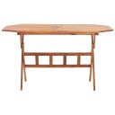 vidaXL Sammenleggbart hagebord 135x85x75 cm heltre akasie