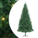  Kunstig juletre med 300 LED grønn 300 cm PVC og metall og plast