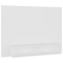  Veggmontert TV benk hvit 120x23,5x90 cm konstruert tre