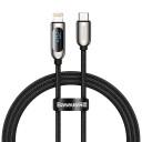 Baseus USB-C cable for Lightning Display PD 20W 1m (black)