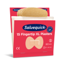 Orkla Group Plaster Salvequick Fingertip 6454, tekstil, XL, æske a 6 sæt