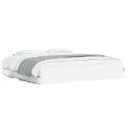 vidaXL Sengeramme med skuffer hvit 200x200 cm konstruert tre 8721012244627