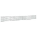 vidaXL Gabion med 3,5 mm tråd og 5x10 cm mesh 950x10x100 cm