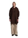 Blæst Bergen Poncho Java Jakke Brun female XS