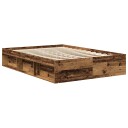  Sengeramme uten madrass gammelt tre 160x200 cm konstruert tre 3328852