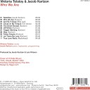 Viktoria Tolstoy Jacob Karlzon  Who We Are  CD