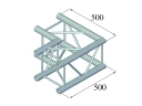 Alutruss Quadlock 6082c-21 2-Veis Hjørne 45°