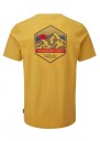Rab  Stance Mountain Peak Tee Herre, Sah Sahara, S