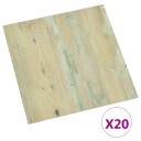  Selvheftende Gulvplanker 30,5 x 30,5 cm 20 pcs PVC Lys Brun