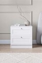 Hanah Home   Nattbord Terra   Hvit