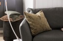 Trend 3 seters Stoffsofa   Svart