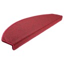  Trappematter 30 stk bordeaux rød 65x24x4 cm 8721288458735