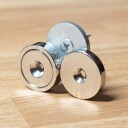 Supermagneter Forsinket Skive Ø 25 X 3 mm med Monteringshull