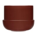 iittala Nappula krukke med fat Ø17 cm h13 cm Brun