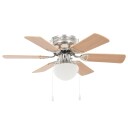 vidaXL Dekorert takvifte med lys 82 cm lysebrun