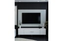 Feynor TV-benk 150 cm - Hvit/Sølv