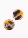 Drops Imitert Horn Knapp Karamell 23 mm 710
