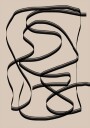 Flowing Lines Maze Plakat / 30x40cm