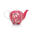PIP Studio Flower Festival tekanne 1,6 liter, rosa