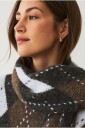 Ellos Collection   Skjerf med argyle mønster   Grå
