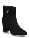 Lauren Ralph Lauren Kellie Suede Bootie Heel - Black - 38