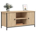vidaXL TV-benk sonoma eik 100x40x50 cm konstruert tre