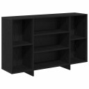  Serviesskap Svart eik 120 x 30 x 75 cm Konstruert tre