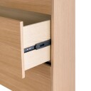 Hübsch Hide Kommode m/3 Skuffer - Eik   Unoliving