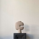 Tribal vase medio 30 cm, sand
