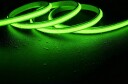 Ledlife 5m 9W/m Grønn Slim COB strip   230V IP67 vanntett 296 LED kan klippes hver 10cm   Forpakning : 20m inkl. støpsel