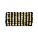 HAY Coco Stripe Wide dørmatte Black white