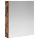  Baderomsspeilskap Røkt eik 60 x 14,5 x 70 cm Konstruert tre