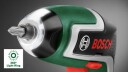 Bosch IXO 7 skiftenøkkelsett - med Genopladelig Batteri, USB-B - Sort/Grønn