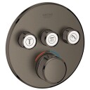 Grohe Grohtherm smartcontrol thm trimset round 3sc graphite