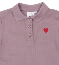 The New Tnvarena L_S Rib Polo   Purple   122/128