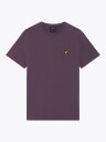 Lyle & Scott Plain T-Shirt Lilla XL