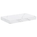  Vegghylle Hvit marmor 40 x 23,5 x 4 cm Konstruert tre