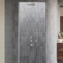 Damixa Iris XS2 dusjsett, vannbesparende, børstet bronse