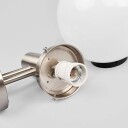 Lindby LED-vegglampe Nada av rustfritt stål med sensor