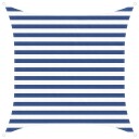 vidaXL Solskygge seil 2 x 2 m 100% polyester Oxford Torget Blå og hvit
