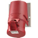 Mennekes CEE Vegguttak (5-polet 32A) 400V IP44 Rød