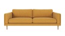 Rowico Home Braden 3 seters sofa Gul Brenda 68 Hvitpigmentert eikben